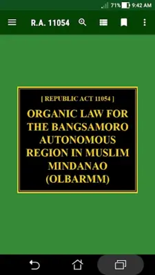 Bangsamoro Organic Law android App screenshot 6